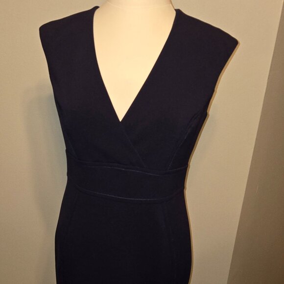 Brooks Brothers Bonotto Sheath Dress, Navy - Women's size 6 - Picture 1 of 7